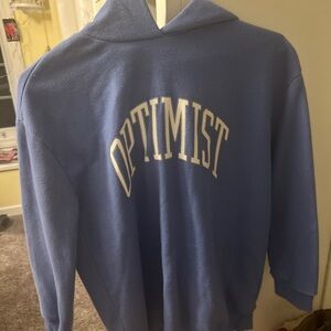 Blue 'Optimist' Hoodie